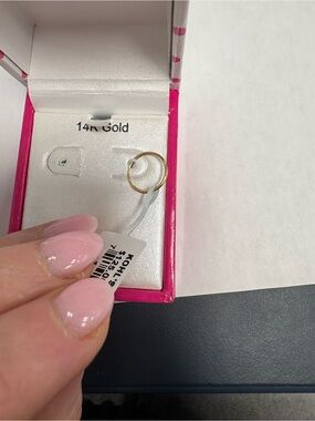 Kohl's 14K Gold Small Hoop Earring - Gold Half of pair